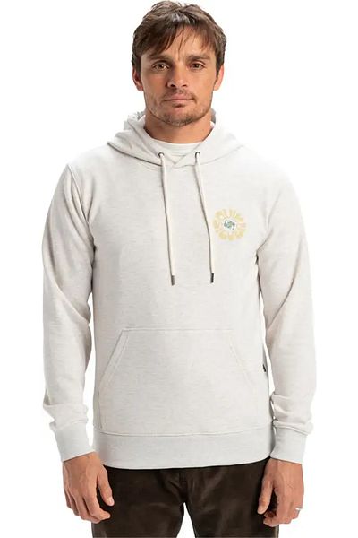 Quiksilver Pullover-Hoodie für Herren – Algodón Polyester Blend, French Terric, Fleece Linen Collar
