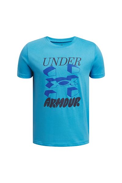 Under Armour Boy's Ua Split Big Logo T-Shirt 1390003 -452