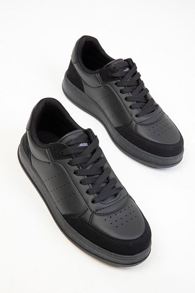 SOHO Black-Black Women's Sneakers 20359