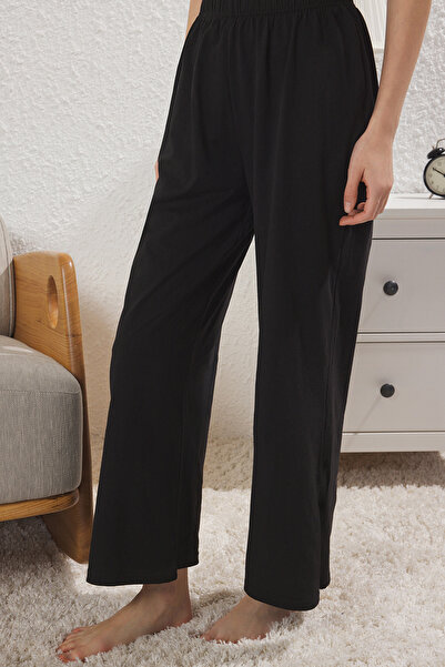 Trendyol Collection White-Multicolor Heart Single Jersey Knitted Pajamas Set Thmss25Pt00277