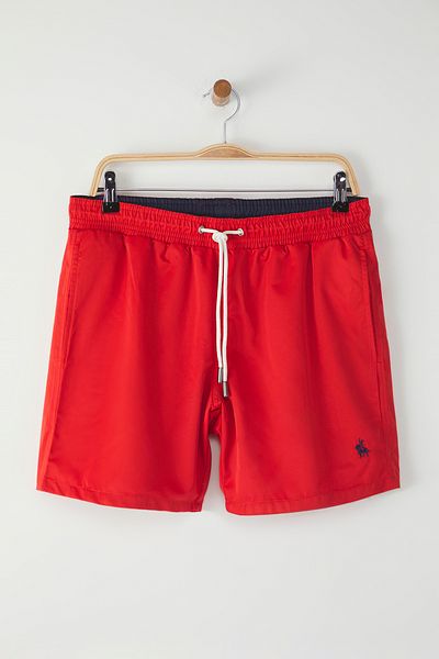 Trendyol Collection Standard-Badeshorts in Rot – TMNSS25DS00010