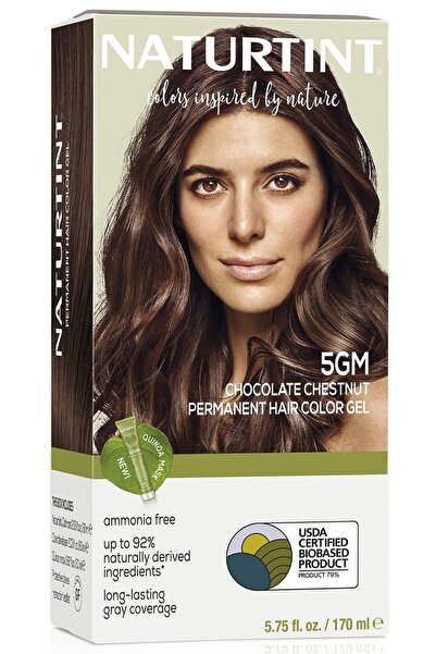 NATURTINT صبغة شعر بلون الكستناء الشوكولاتة 5 جرام، خالية من الأمونيا، نباتية...