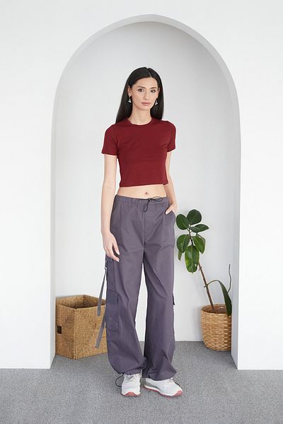 Fulla Moda Tricou de bază cu decolteu