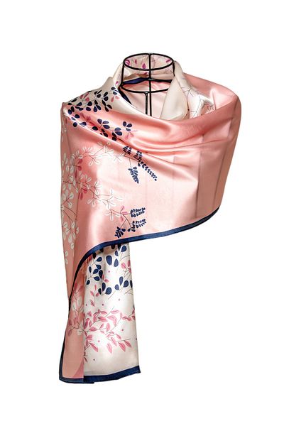 CASHMERE AND SİLK MAWLANA (53X173) Pure Silk Shawl