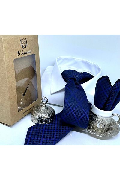 B'lazzotti Woven Handkerchief Tie