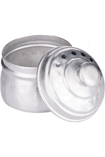 AKDC Steel Pot 9Cm X 9Cm X 7Cm Silver