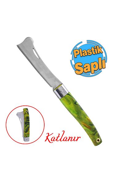 Badem10 Set: Grafting Knife Curved Tip Bonding Pocket Knife, Grafting Tape, Tree Paste, Flat Tip Grafting Knife