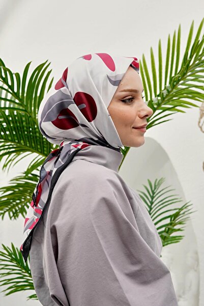 AFVENTE Γκρι μαλακό βαμβακερό μοτίβο με φύλλα