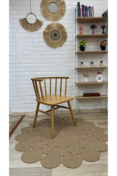 silla Concept Cilalı Omurga Sandalye Naturel Ahşap Sandalye Mutfak Sandalyesi