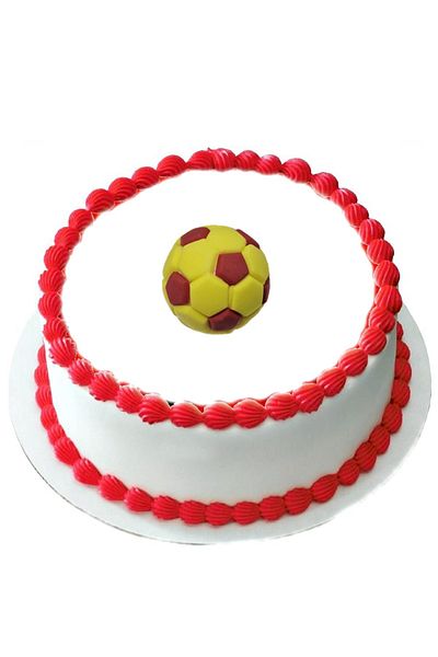 Pasta9 Yellow/Red 5-6 cm Size Football Ball in Screen 1 Pcs Future