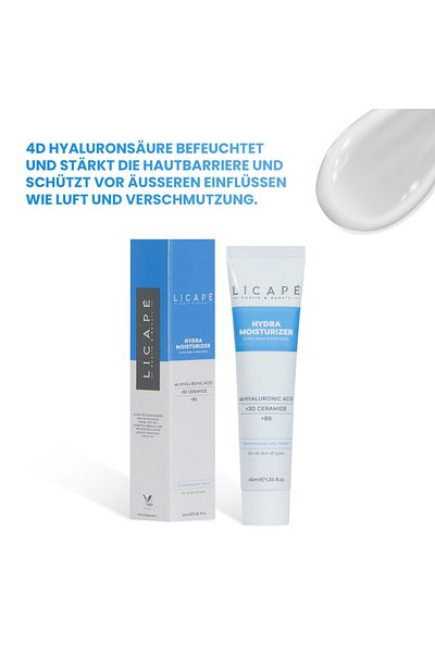 Licape | Feuchtigkeitscreme 40 ml | Gesichtscreme Für Trockene&sensible Haut