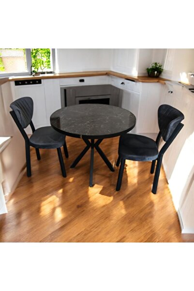 MASBA MUTFAK MASASI YEMEK MASASI 2 KİŞİLİK YEMEK MASASI ELMA SANDALYE