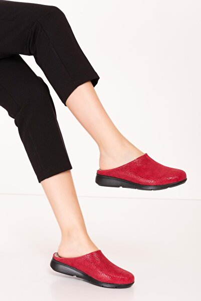 Gondol Hakiki Deri Günlük Rahat Hafif Sabo Terlik Vdt.916