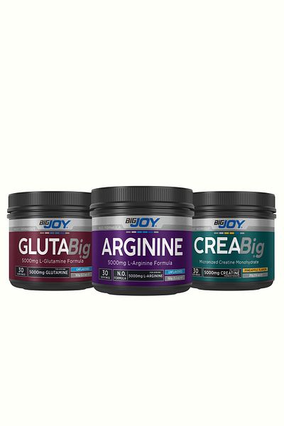 Bigjoy Sports Creabig Creatine + Glutamine + Arginine 210g + 150g + 150g