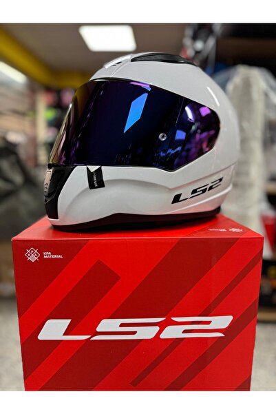LS2 RAPID 2 BEYAZ KASK - GÖKKUŞAĞI VİZÖRLÜ