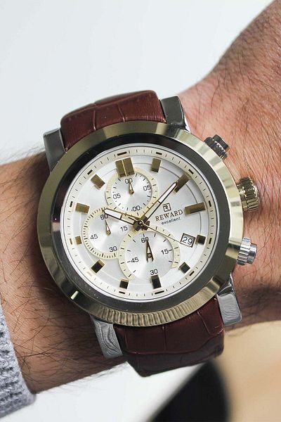 Reward Rwa 146166   Men's Wrist Watch with Leather Cord