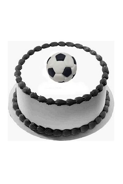 Pasta9 Black and White Candy Football Ball 5-6 cm Size, Display Production 1 Unit