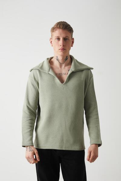 Rocqerx R-5850 Світшот з деталізованим коміром