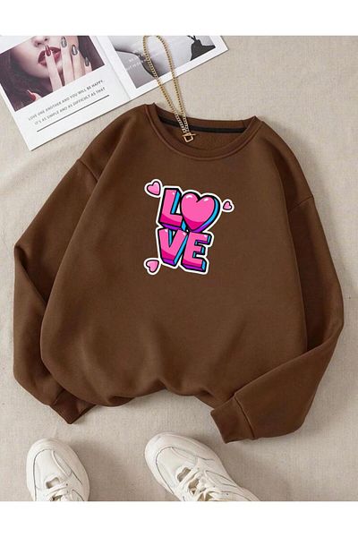 RPT MODA OVERSIZED ΧΑΛΑΡΗ ΕΦΑΡΜΟΓΗ ΡΟΖ LOVE PRINT ΛΕΠΤΟΜΕΡΗΣ ΠΟΔΗΛΑΤΙΚΟ ΛΑΙΜΟ ΒΑΣΙΚΟ ΦΟΥΤΕΡ ΜΠΛΟΥΖΑ