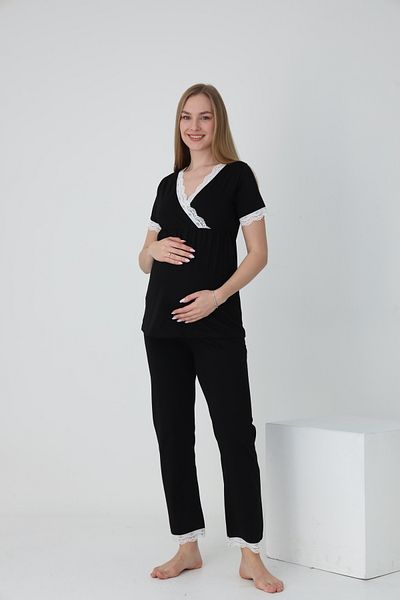 Miss Dünya Lissa Maternity and Pregnant Pajamas Set Suitable for Breastfeeding