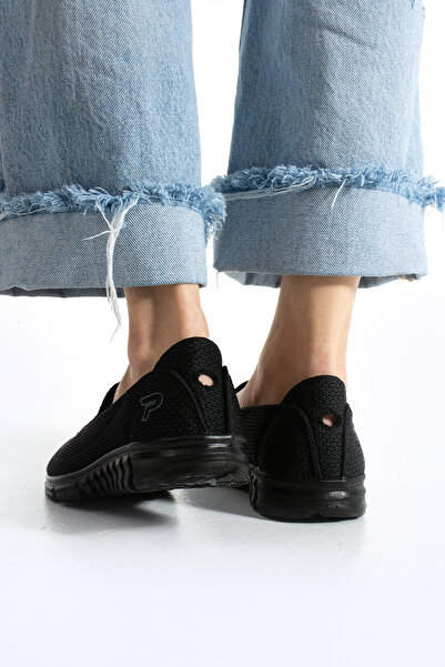 TexFoot Günlük Esnek Rahat Hava Alabilen Air Mesh Örme Hafif Taban Ortopedik Spor Babet