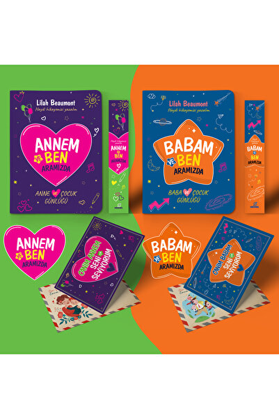 nesnel yayınlar Annem ve Ben & Babam ve Ben - Anne - Baba ve Çocuk Günlüğü - ...