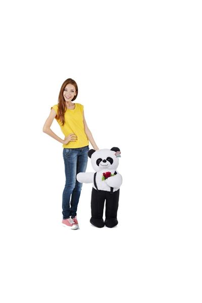 Pandamkee بذلة أصلية من القطيفة باللون الأسود