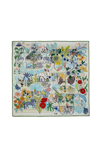 CASHMERE AND SİLK MAWLANA Eșarfă 100% CASHMERE SQUARE PRINTED (70X70)