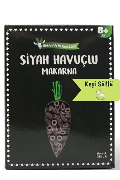 Aşçı Anne Aşçı Anne Siyah Havuçlu Keçi Sütlü Makarna (BONCUK) - 8 Ay