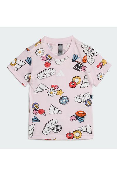 adidas Seasonal Essentials Fun Allover Print Set Kids Ji6235