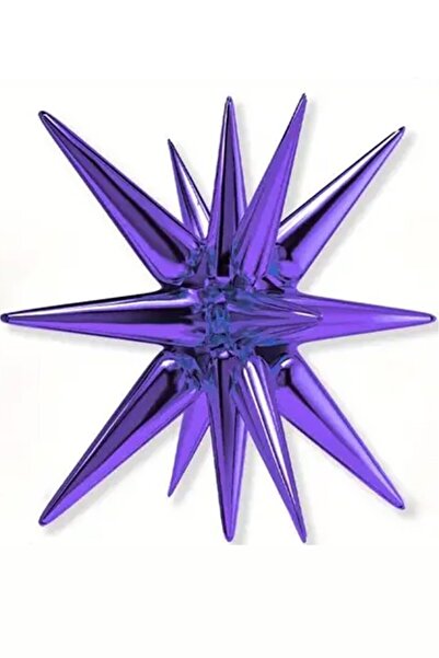 BeySüS Mor Starburst Kutup Yıldızı Folyo Balon