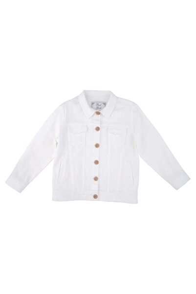 best kids Girl's Ecru Buttoned Jacket