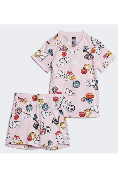 adidas Seasonal Essentials Fun Allover Print Set Kids Ji6235