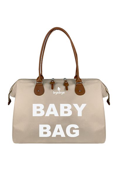 Stylo Baby Bag Printed Single Mother Baby Care Shoulder Bag - Mink