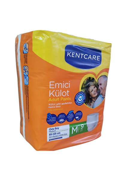 KENTCARE Canped Emici Külot Hasta Bezi M Beden 9 Adet