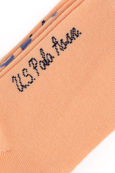 U.S. Polo Assn. Kadın Somon 2'li Soket Çorap 50299021-VR047