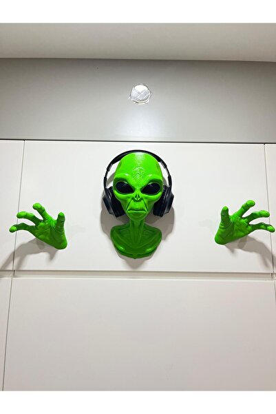 KEMX Bilgisayar Kulaklık Standı, Yayıncı Ve Oyuncu Alien Kulaklık Aksesuarı