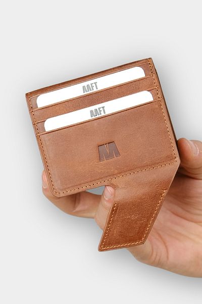 MFT Leather Design Мъжки картодържател Lucas 1606 от естествена кожа