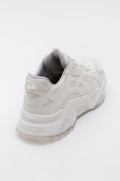 LuviShoes Γυναικεία αθλητικά παπούτσια LECCE White Skin