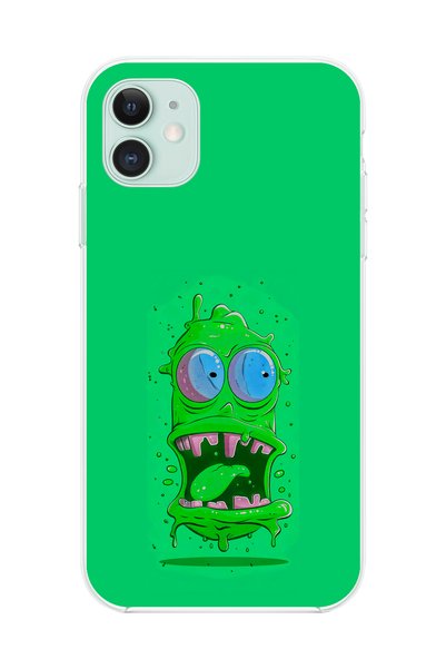 Dali Design حافظة شفافة متوافقة مع هاتف iPhone 11 بتصميم فيروس 3
