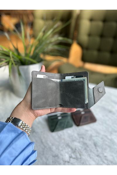 MFT Leather Design Ανδρική κάρτα Lucas 1606 από γνήσιο δέρμα