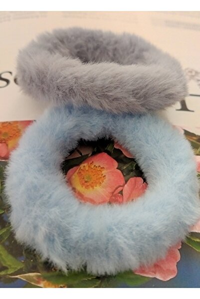 TREND Set of 2 Pastel Tones Soft Plush Rubber Buckle