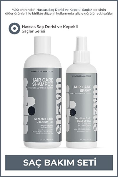 ENZYM COSMETICS Hassas Saç Derisi Ve Kepekli Saçlara Özel Saç Bakım Kepek Kar...