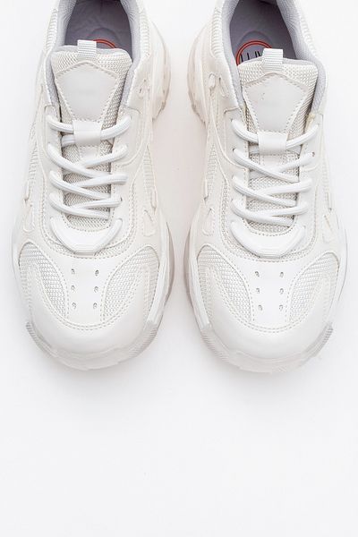 LuviShoes Pantofi sport de damă LECCE White Skin