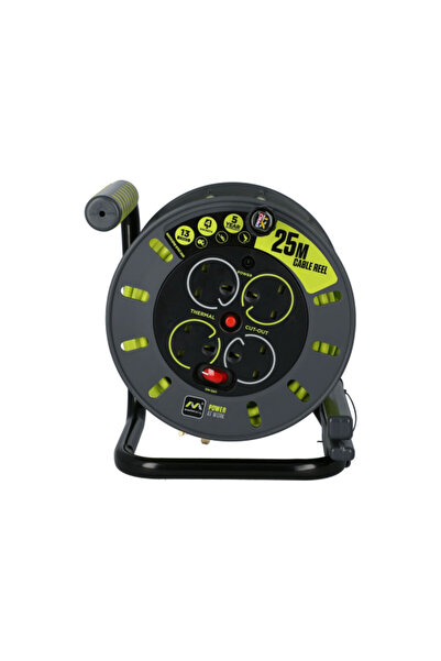 Masterplug بكرة تمديد بأربعة اتجاهات بطول 25 مترًا