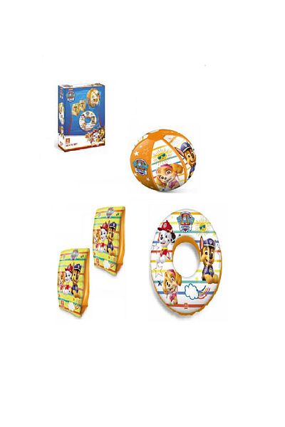 Mondo Licensed Paw Patrol Beach Set Inflatable Products Armlet-Simit-Ball