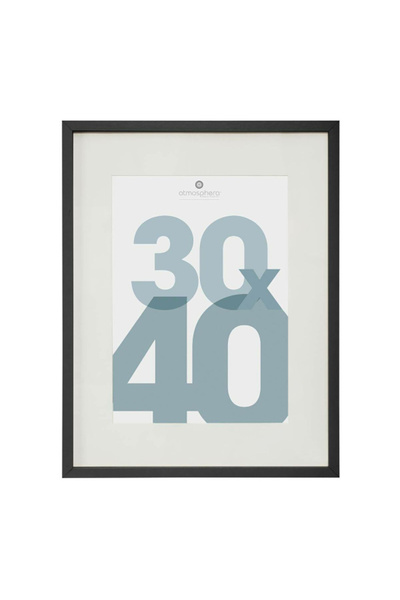 Atmosphera إطار صورة خشبي مستطيل الشكل من مانو، 30 × 40 سم