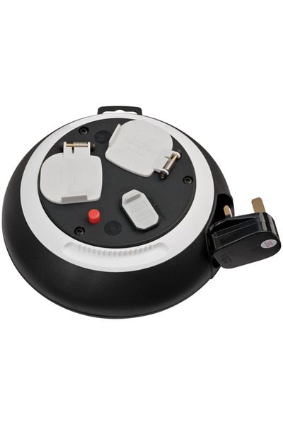 Brennenstuhl 2-Way Comfort Line Box Mini Cable Reel with USB Function 3 m