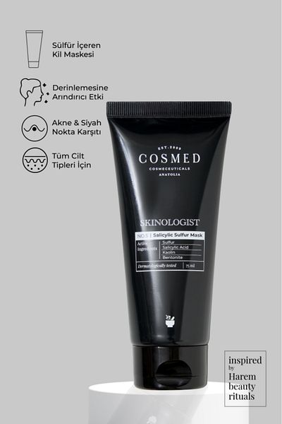 COSMED Skinologist Salicylic Sulfur Mask/Anti-Blackhead Clay Mask 75 ml