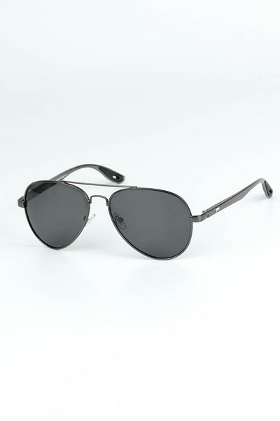 Di Caprio Men's Gray Polarized Protected Oval Model Sunglasses